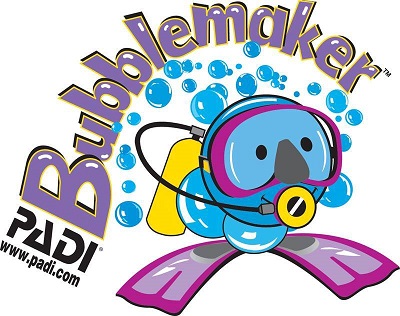 bubblemaker, children scuba diving padi try dive