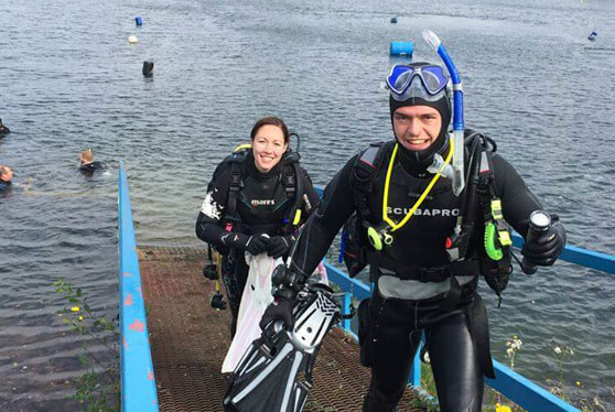 padi open water course, learning to scuba dive